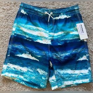 Boys Old Navy XL Blue swim trunks